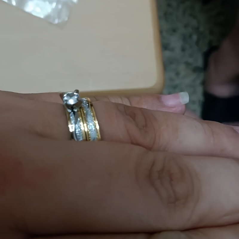 Anelli Acciaio Inossidabile Hoisy - Gioielli Ipoallergenici Uomo E Donna