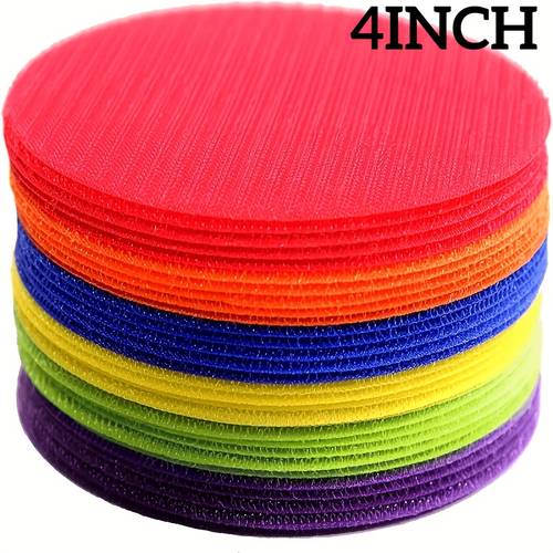 26pcs 4 inch circle dots multicolor spot circle markers for classroom teachers preschool students markers games made of polyamide