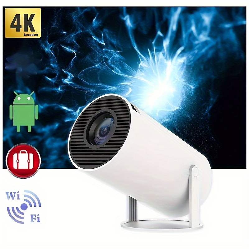 HY300 Mini Portable Projector Android 11 5G Wifi 4K Home Cinema