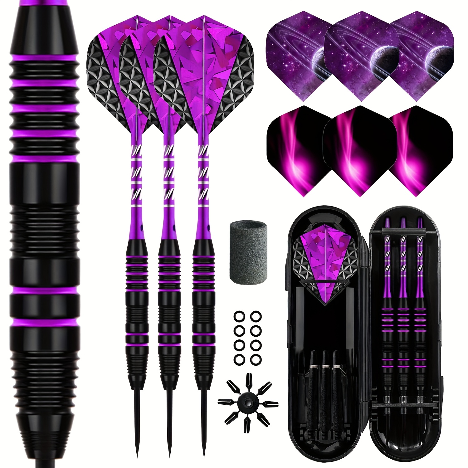 1 set Trecynd Darts met Metalen Punt, 22g Professionele Dartset met Metalen Punt, Metalen Dartspel Set