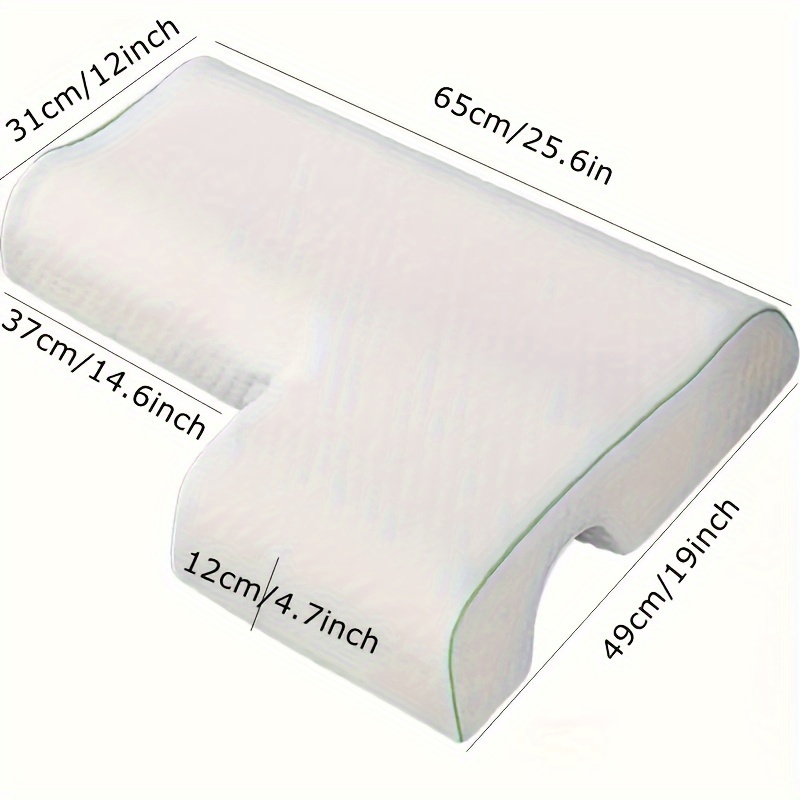 Slow-Rebound Pillow with Arch Support