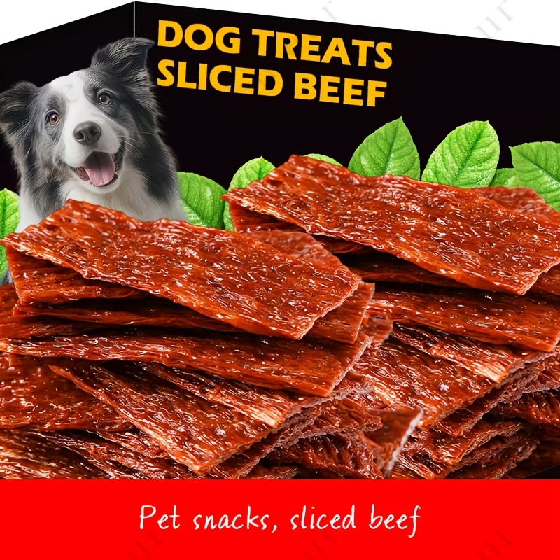 Natural Beef Sticks Dog Treats, High Protein Grain-Free Jerky Chews for Small to Large Dogs, Training Rewards in Various Beef Flavors