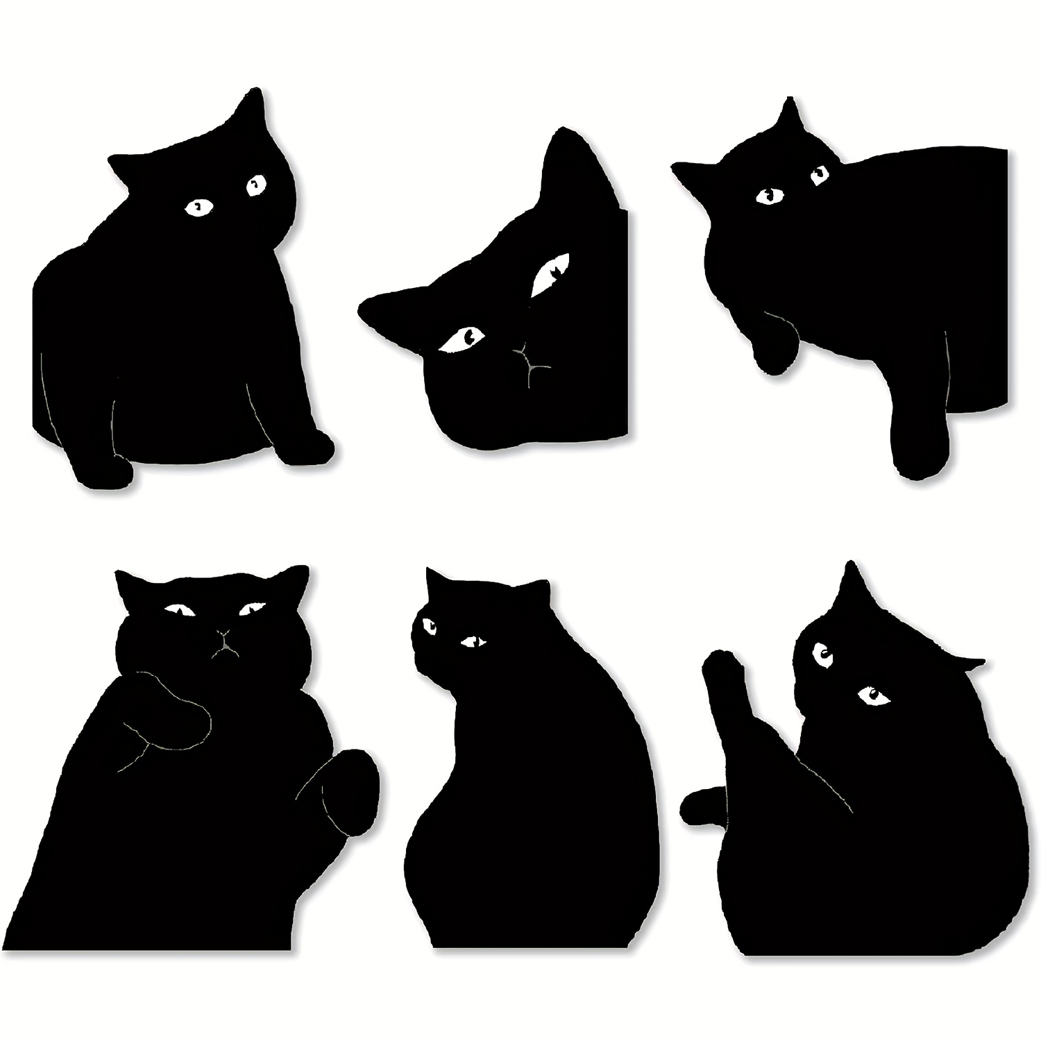 TEMU Juego de 6 adorables marcapáginas magnéticos con temática de gatos, perfectos para profesores y estudiantes que la lectura. Ideales para , o el