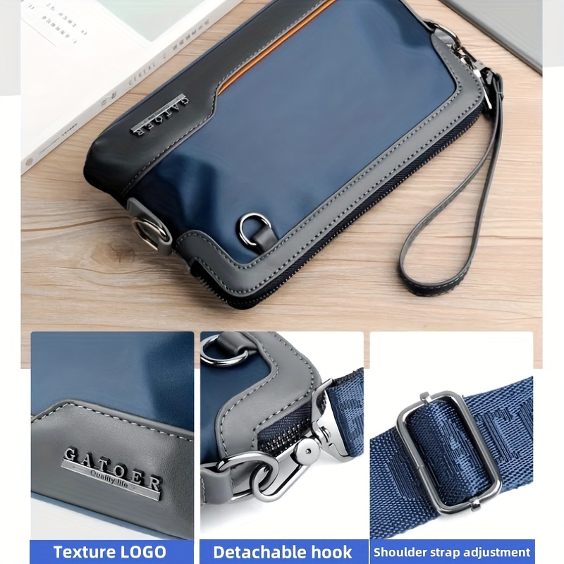 mens high end fabric shoulder bags crossbody bags wallets with multiple     suitable for going out and daily commuting are ideal exquisite gifts for     Product details 6