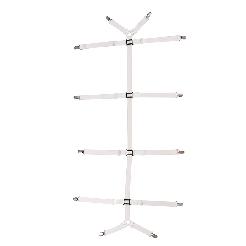 TEMU Adjustable And Extended 12-clip Bed Sheet Holder, Anti-slip Sheet Fastener