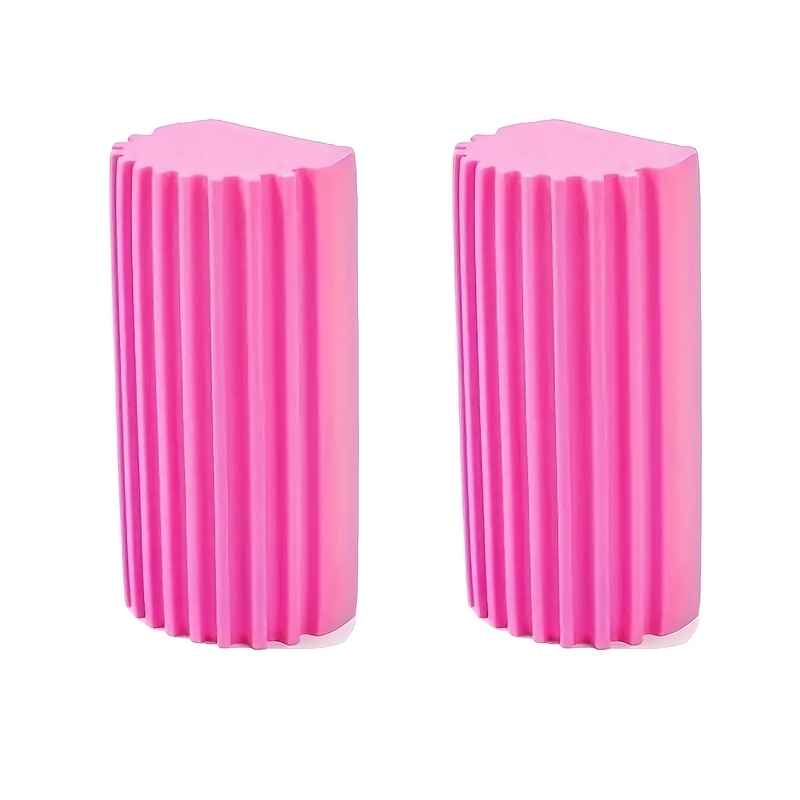 Image of Eraser Duster, Reusable Multipurpose Household Cleaning Pad For Kitchen, Blinds, Glass, Vents – Non-electric, Dust & Stain Removal Tool, Made Of Glass & Plastic Material