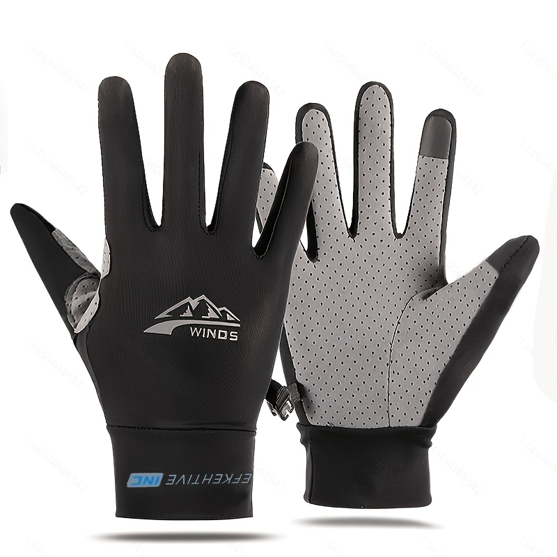 TEMU Men's Summer Gloves, High-elasticity Gloves For Women, Cycling Sports, Electric Bike Riding Gloves