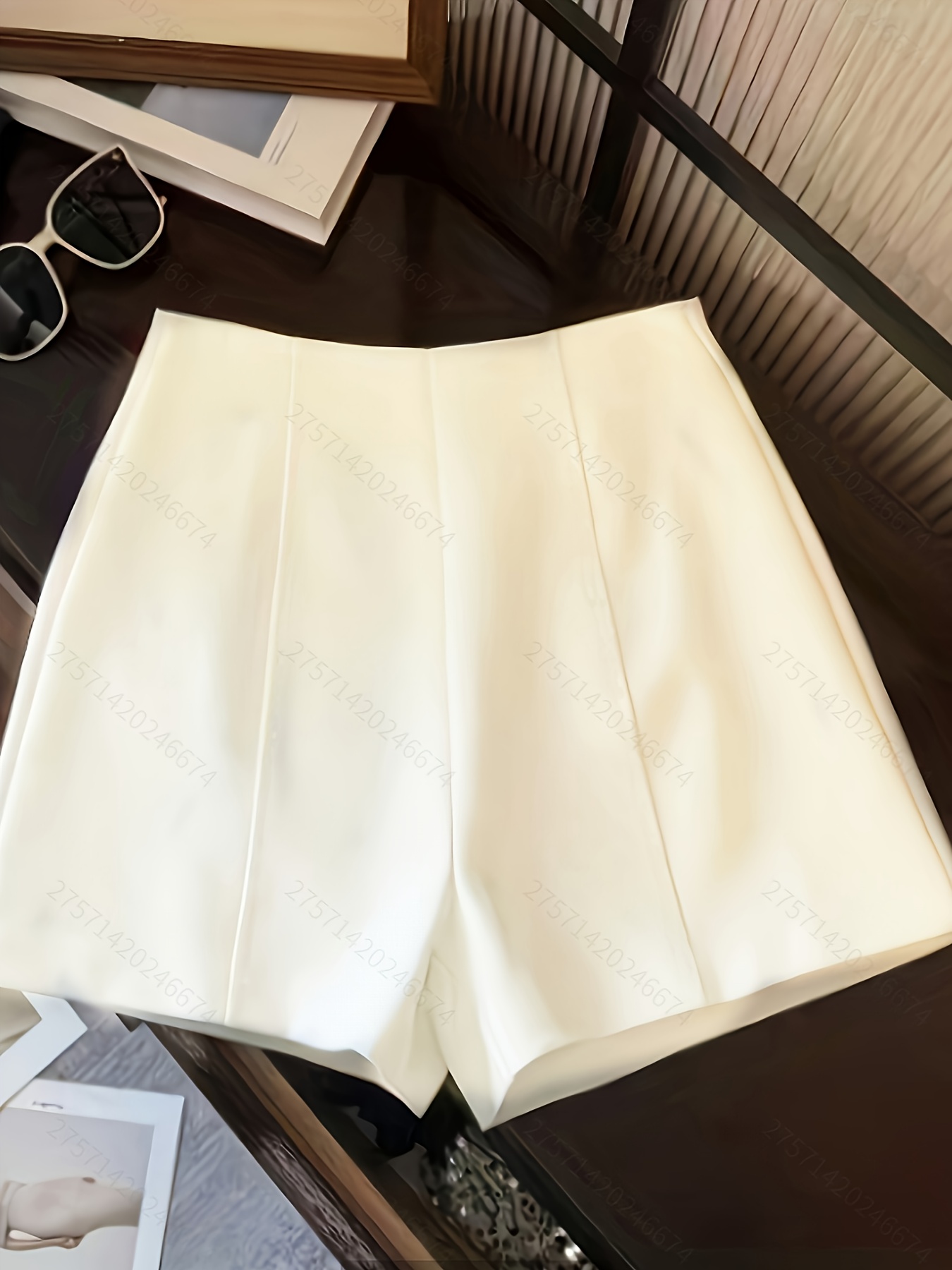imagen del artículo pantalones cortos ultra cortos de cintura   para mujer, fáciles y modernos, con cremallera trasera, ideales para   a día, citas y ocasiones románticas