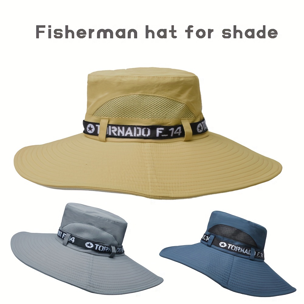 Outdoor Leisure Waterproof Sunscreen Bucket Hat Fishing - Temu