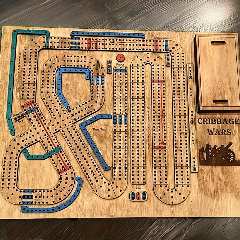 

2024 Wooden Cribbage Set - Fun For Parties, &