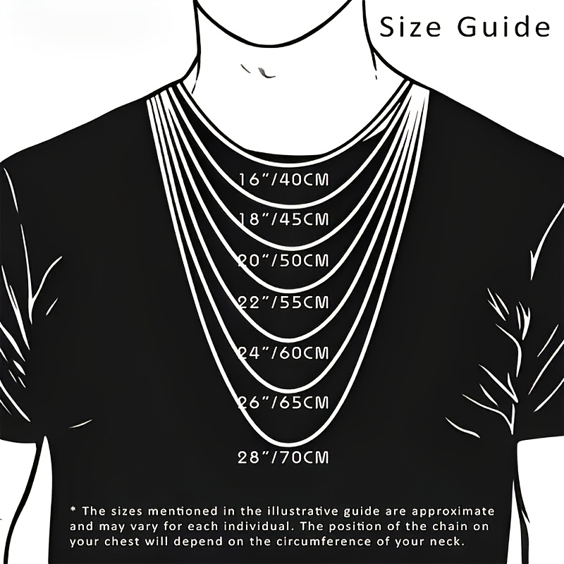 Unisex Punk Style 316 Stainless Steel Figaro Chain Necklace