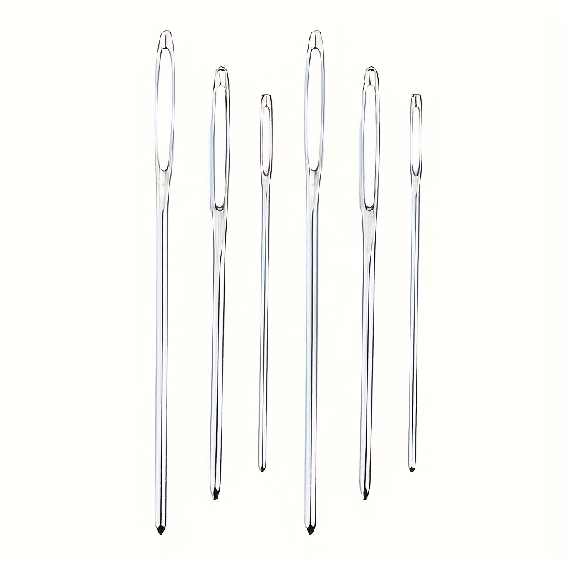Handmade Yarn Knitting Needle, Large Sewing Needles For Hand Sewing, Sewing Sharp Needles, Stainless Steel Embroidery Thread Needle