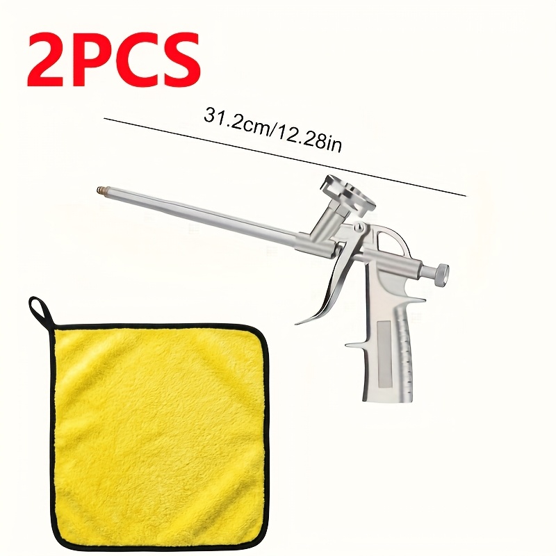 2pcs Professional Foam Spray Gun With Trigger Pump Easy To Clean & Foam, Precision Sealant Applicator For Efficient Home Renovation, Designed For Ac Units