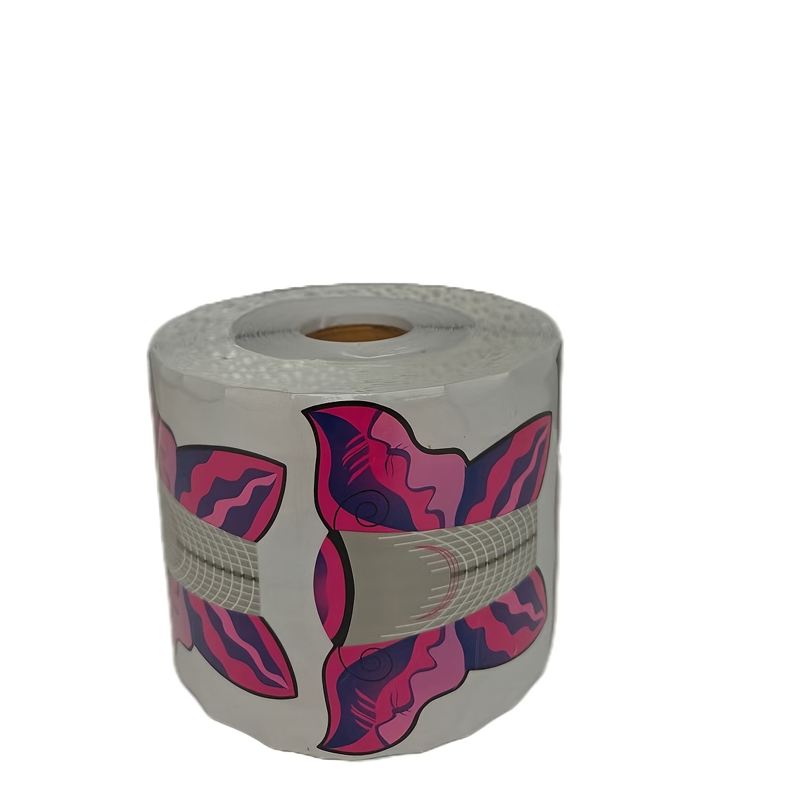 TEMU Rouleau de à ongles papillon, 500 pièces par rouleau, d'extension d'ongles renforcées par durable, support flexible et solide pour ongles en gel