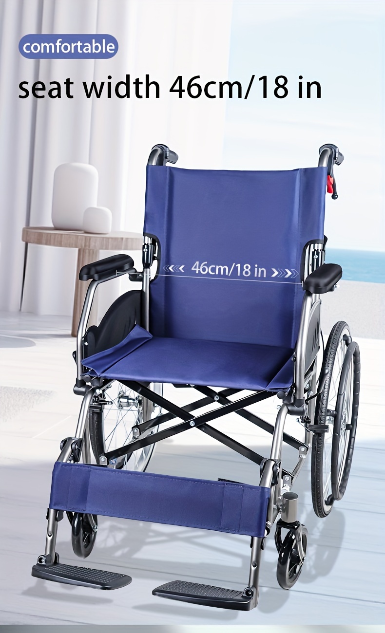 only 23lbs multi function manual wheelchair with   adult wheelchair light foldable wheelchair 20 inch rear wheel foldale pedal for seniors Product details 7