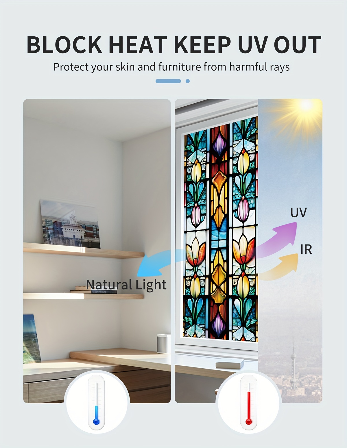 Frosted Retro Color Window Film (thickness ) Window Lattice - Temu