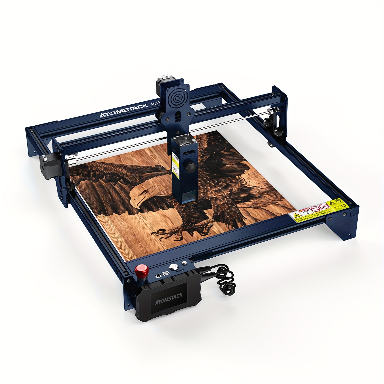

Machine de gravure laser ATOMSTACK A10 Pro, machine de découpe laser 10W, machine de gravure avec double point compressé 0.06x0.08mm pour bois et métal, acrylique, cuir