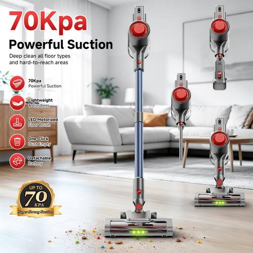 item picture max 70kpa portable household vacuum cleaner handheld vacuum cleaner aspirating vacuum cleaner suitable for hard floors pet hair and carpets lightweight powerful vacuum cleaner corded and cordless vacuum cleaners