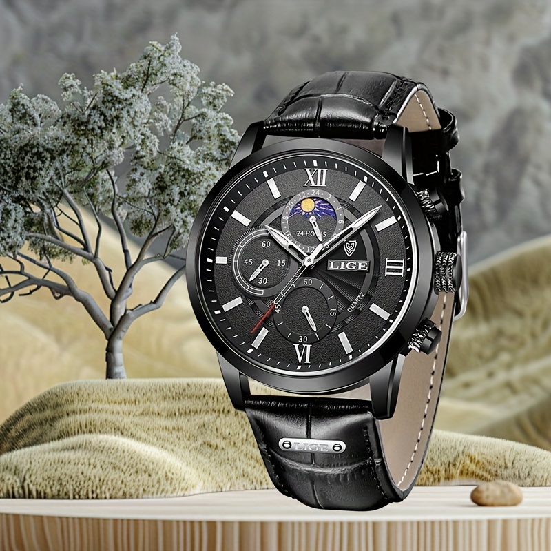 St Leonhard Armbanduhr Solar Funkuhr Leonhard Solar-Funk