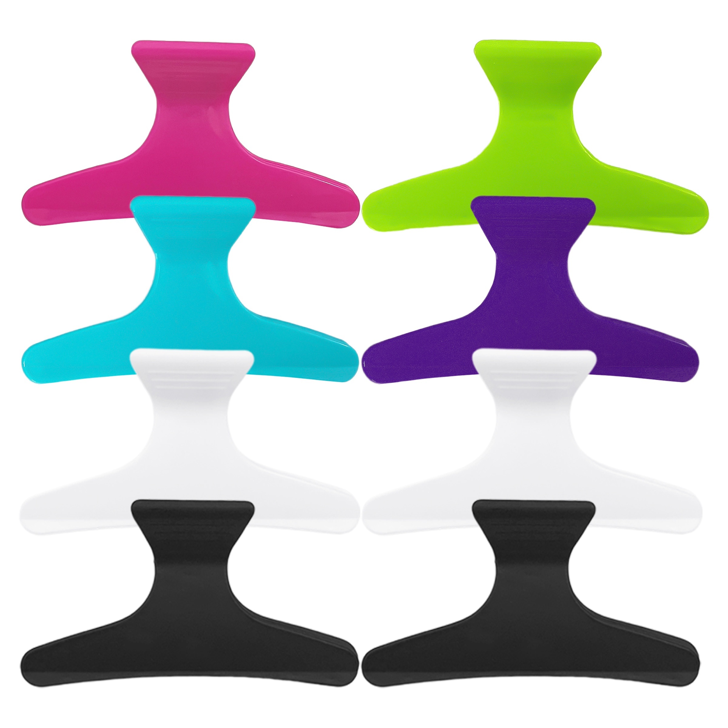TEMU 8pcs Non-slip Hair Clips For Women – Elegant And Secure Hair Accessories, Plastic Retro , Perfect For Styling And Securing Buns Or Ponytails,