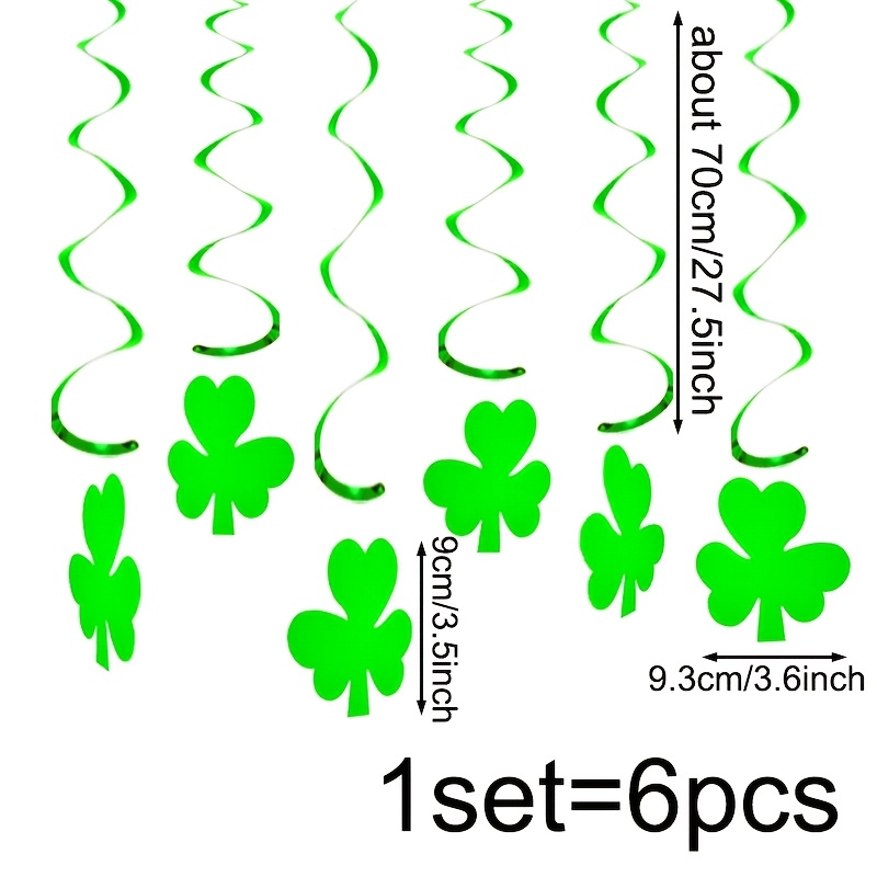 6pcs 's Day Decorative Hanging Ornaments - Photobooth Props&backdrop For Valentine,carnival,ramadan,easter,wedding,st Patrick
