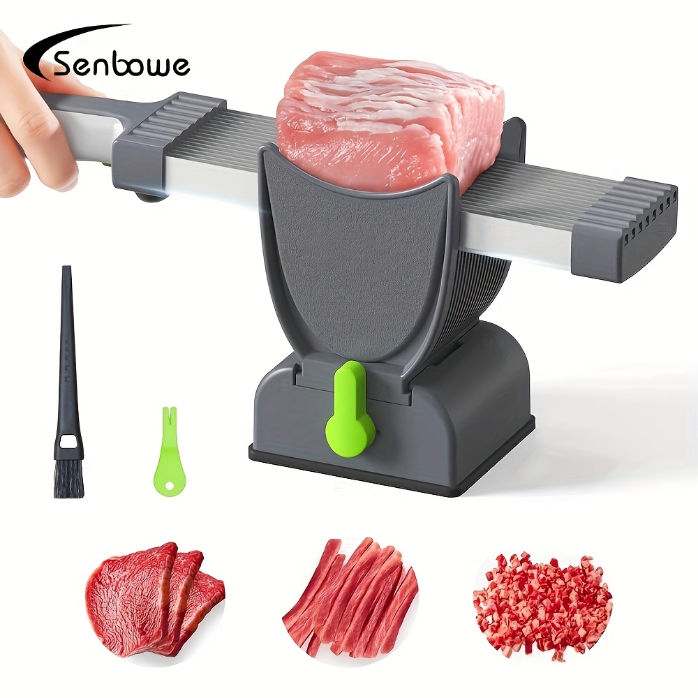 

Senbowe Manual Meat Set, Abs Kitchen Meat Cutter For Beef, , Lamb, Vegetables, Uncharged, No Battery Required, For Cooking, Barbecue, Hot Dishes