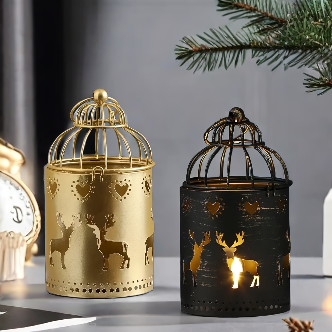

1pc Metal , , Christmas Decor, Home & , For , , 's Day, Halloween, Christmas, New Decor, Battery-free