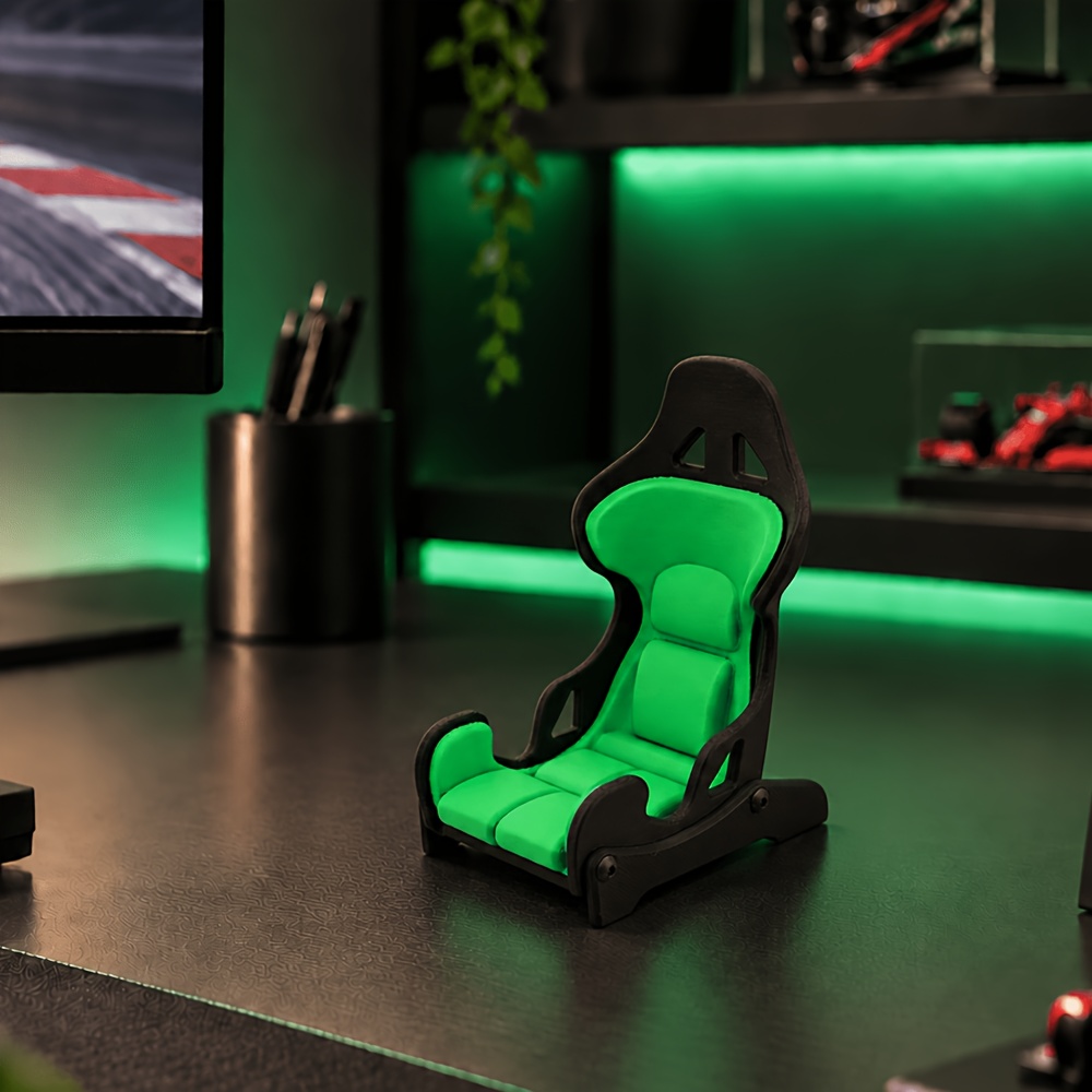 TEMU For Men, A Racing-style Phone Holder In All Color Schemes, A Racing-themed Phone Stand That As A Desktop Decoration, A Grade Smartphone Stand.