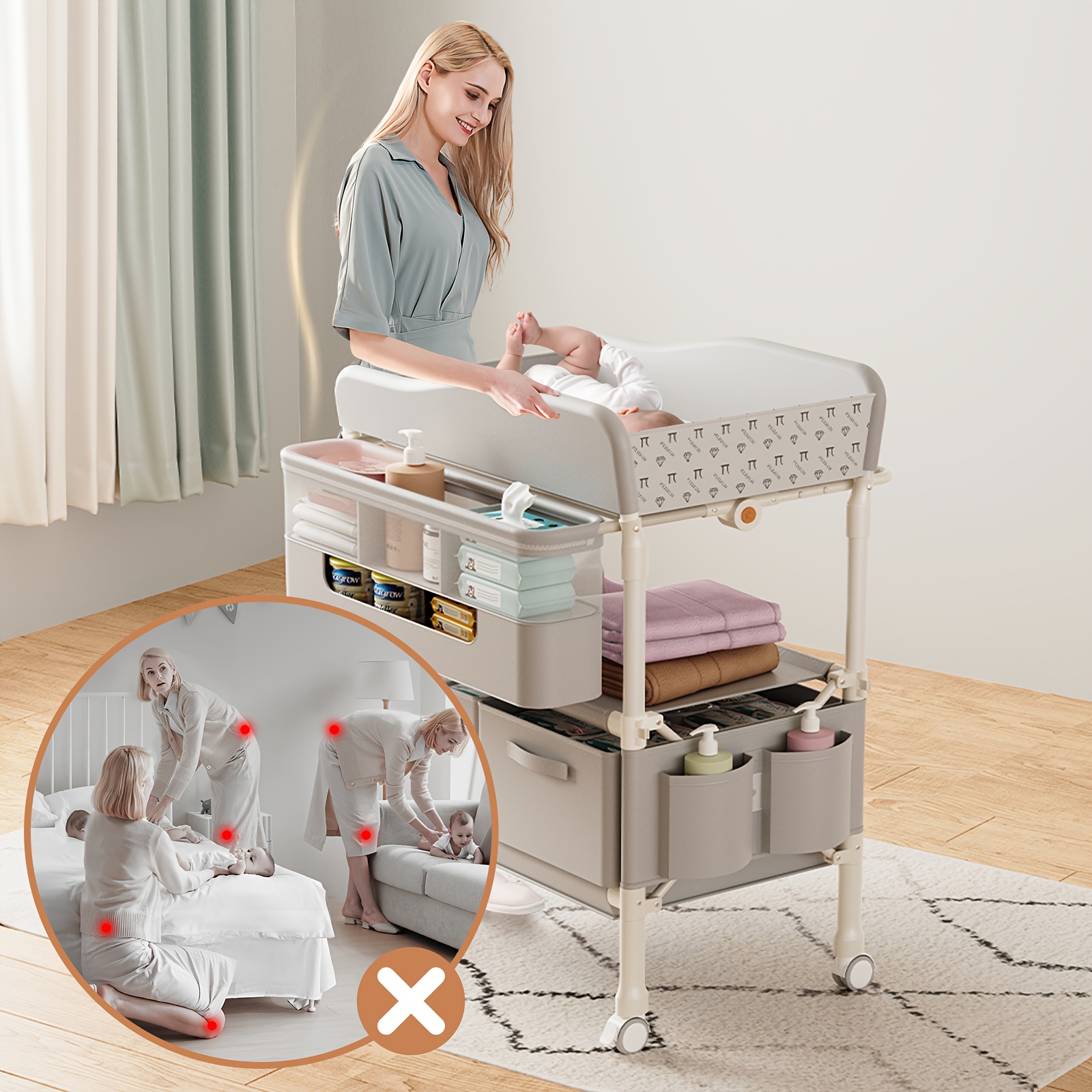 baby changing station sold on Temu United States