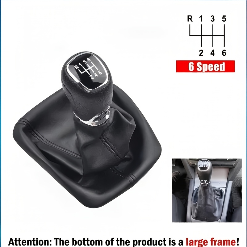TEMU Gear Shift Knob   Dust Cover Accessories For Octavia 2 A5 A6 2004-2011