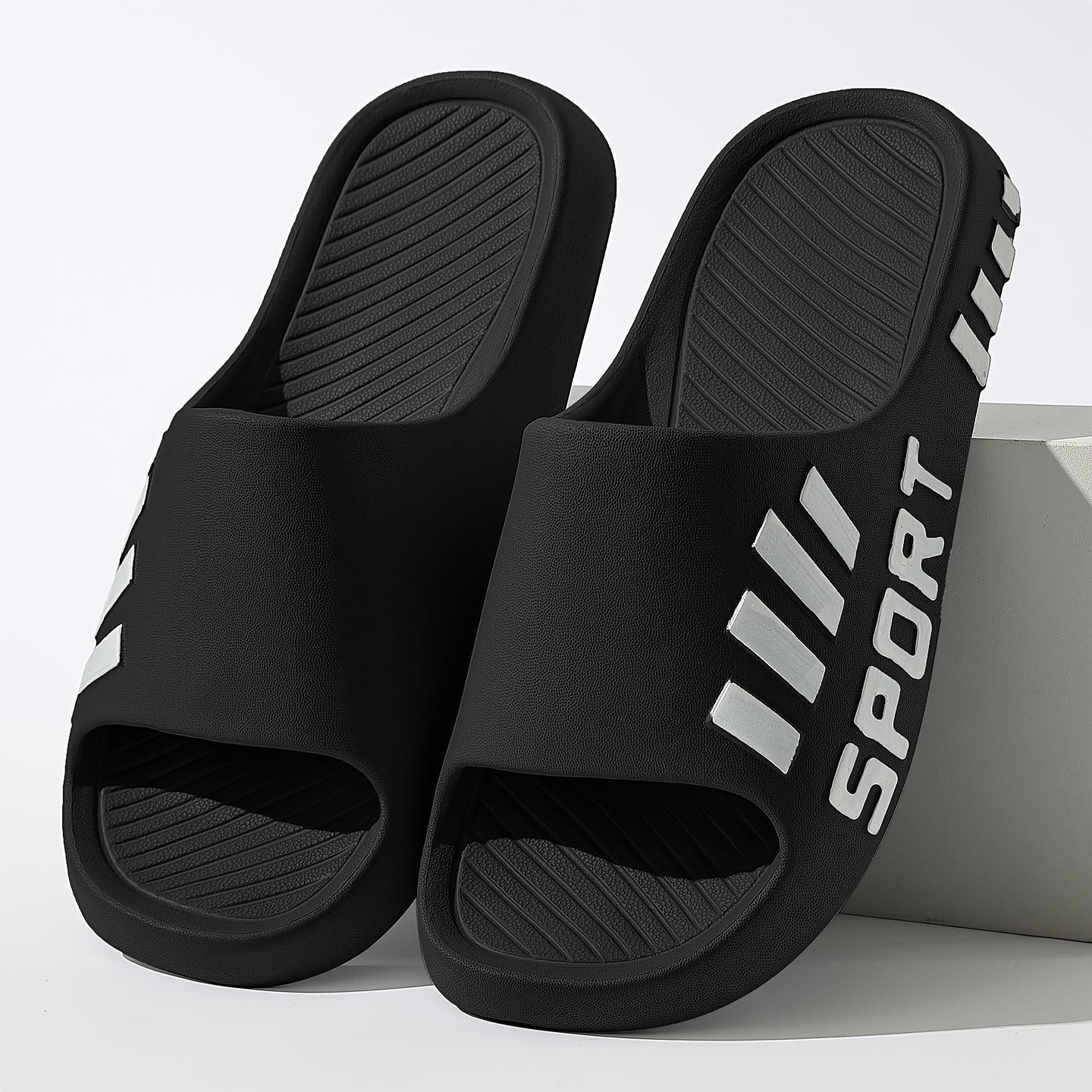 Image of Men's Casual Summer Eva Slippers | Non-slip, Durable Sole, Comfortable Design, Suitable For Outdoor, Indoor, And Bathroom Use, Unisex