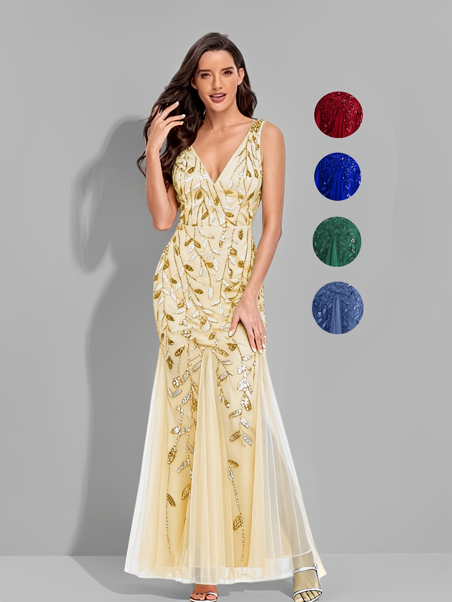 a line dresses cocktail A-Line Elegant Dress Formal Prom Tea Length Sleeveles 2nd Birthday Outfit Girl Color:Daffodil formaldresses