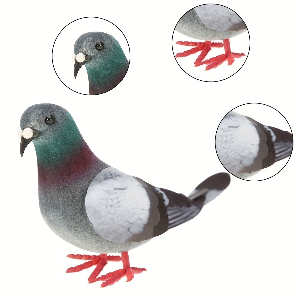 

Lifelike Figurine, Realistic , Foam Handcrafted Bird Decor For Garden Photography Props And Square Embellishment - 1 Piece