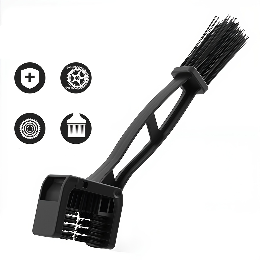 TEMU Bicycle Cleaning Tools, Chain Brushes For Road And Mountain Bikes, Crankset Cleaning Brushes, Motorcycle And Bike Chain Long Handle Brushes