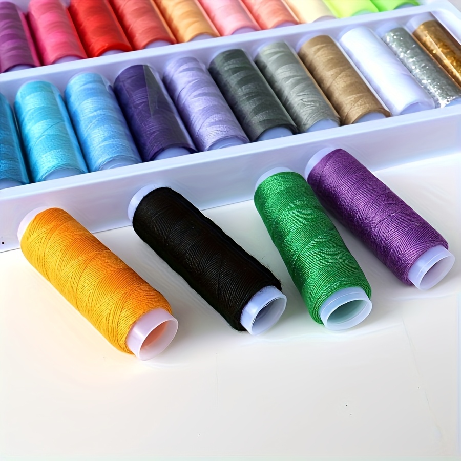 

39 Colors Of Household Small Thread, Sewing Thread, Embroidery Thread, High Strength Small Spools (colors Are Random)