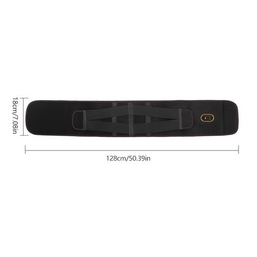 usb portable lumbar support strap lumbar heating pad double button zone heating temperature setting adjustable according to suitable for office home outdoor use perfect for gift