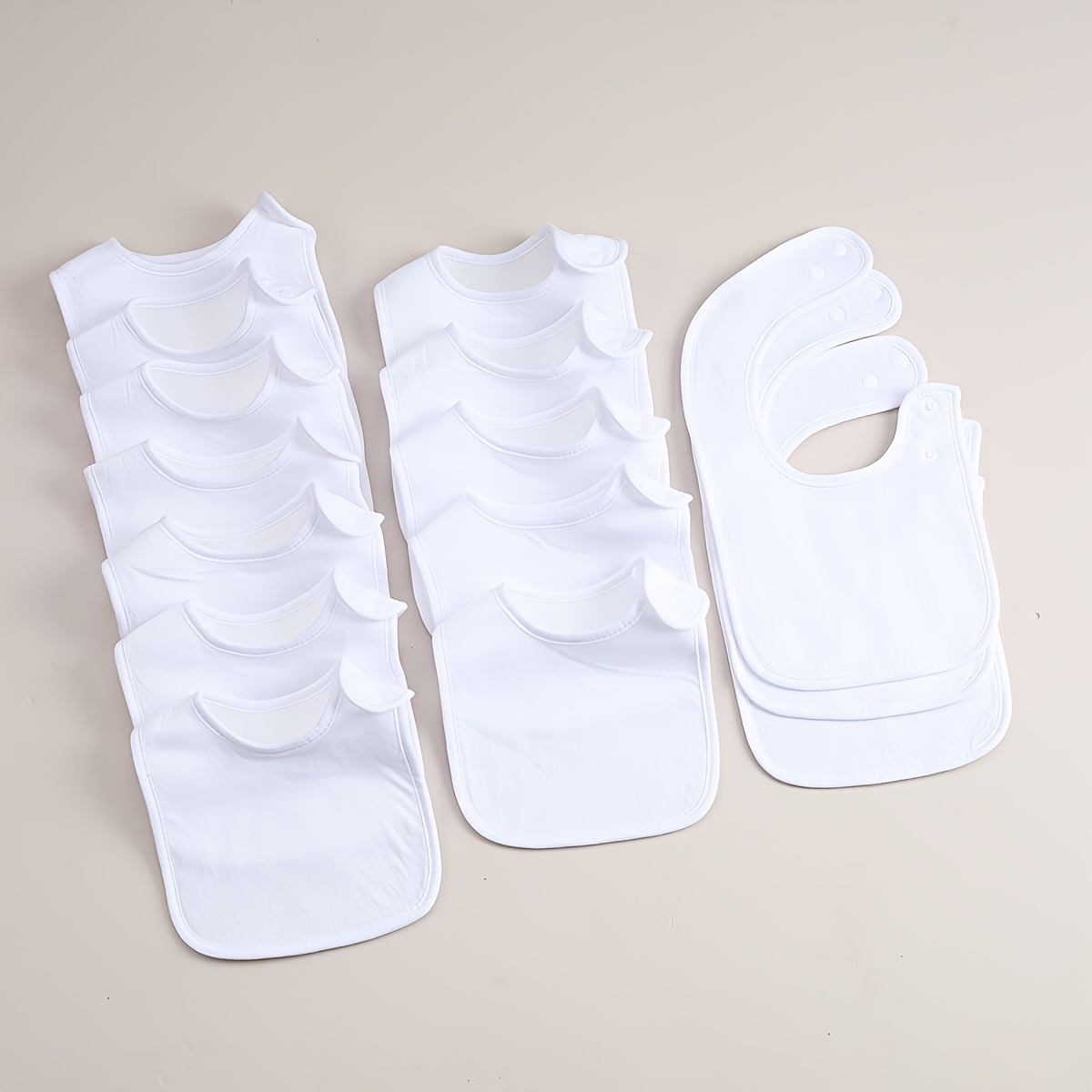 Image of Newborn Bibs 15pcs Set Baby Bibs Infant Drool Bibs Soft