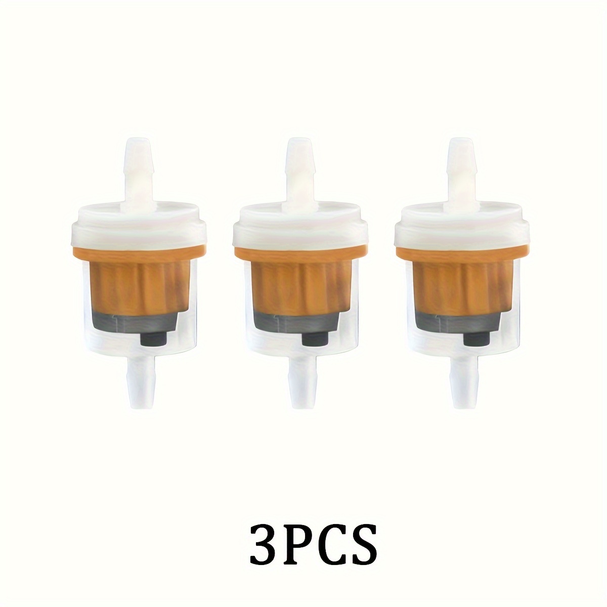 /3/5pcs Universal Gasoline Fuel Filter, Suitable For Motorcycles, Off-road Bikes, And Atvs, With Magnetic Filter Element
