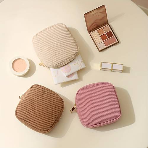 velvet makeup bag with large capacity suitable for storing lipsticks sanitary napkins cosmetics and toiletries travel and organizing miscellaneous items