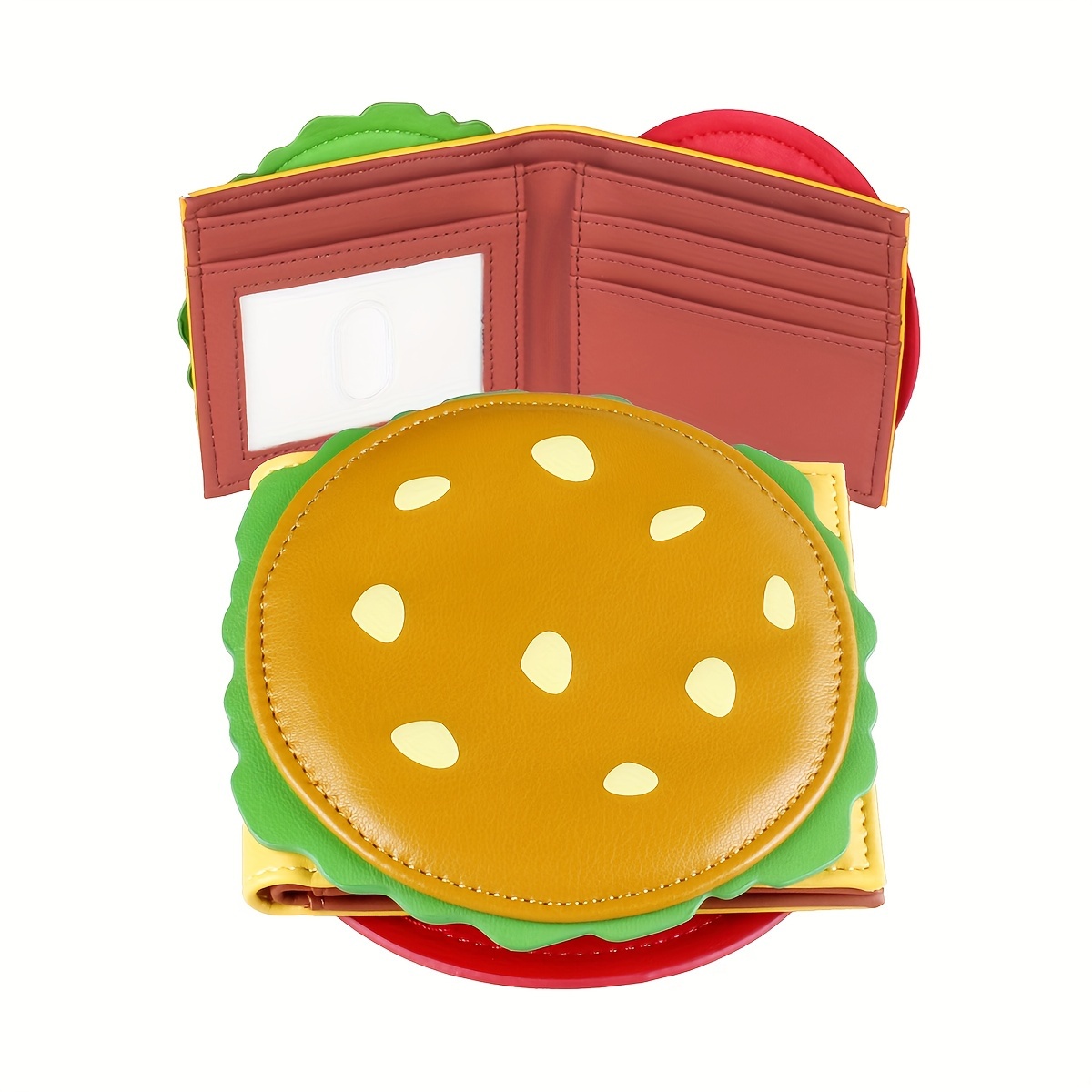 

Burger Shaped Cute Women', Designer Men's Id Card Holder