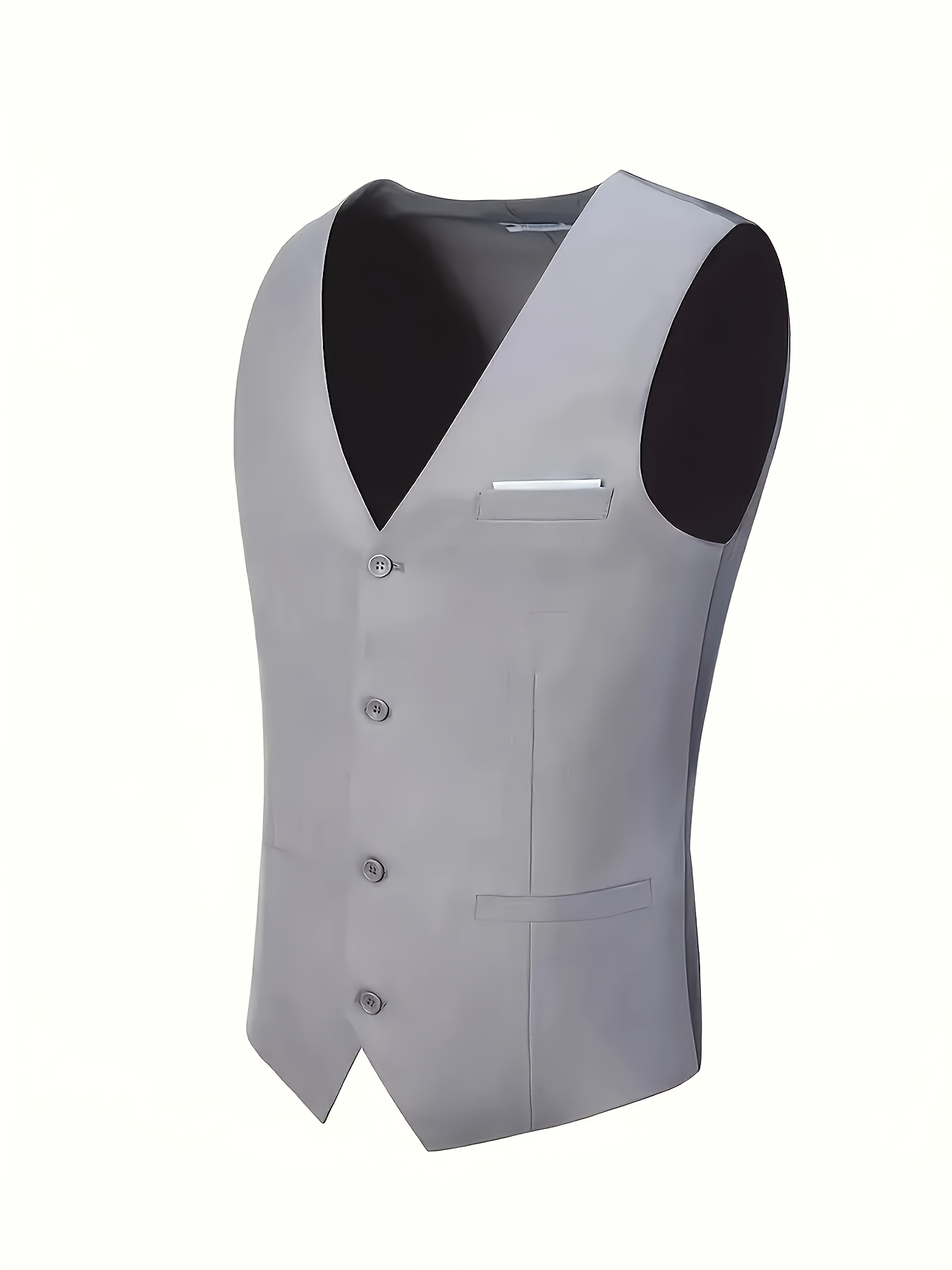 Men'S 3pcs Suit, Including a Blazer, Vest, And Trousers, Stylish And High-Quality.