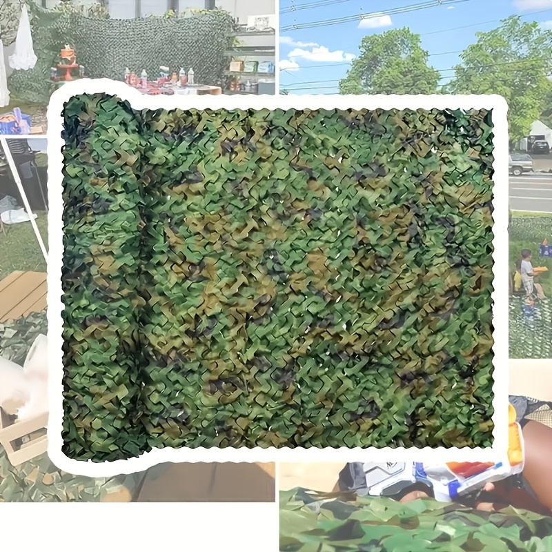 Double-Layer Jungle Camouflage Net for Outdoor Use