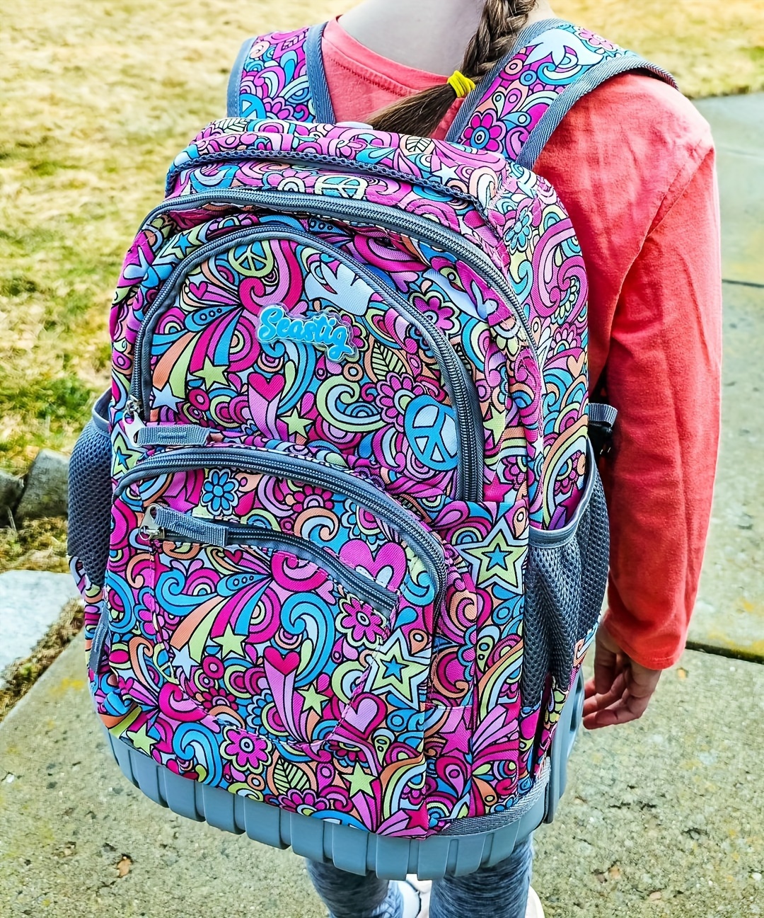 16 inch dinosaur rolling backpack wheel spinner Temu