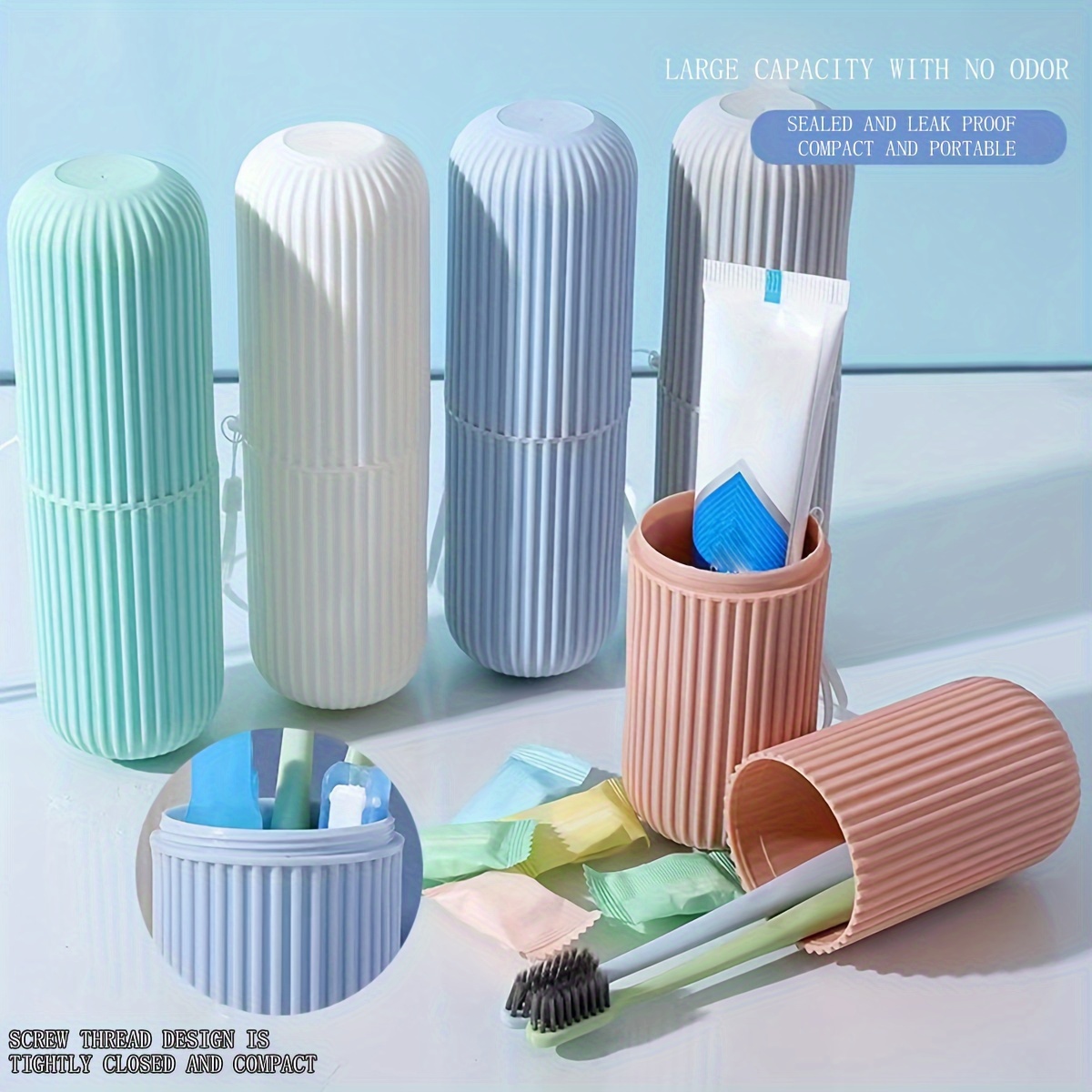 

1pc - Travel Toothbrush , And Portable, , , Thread , For - For And Personal Use