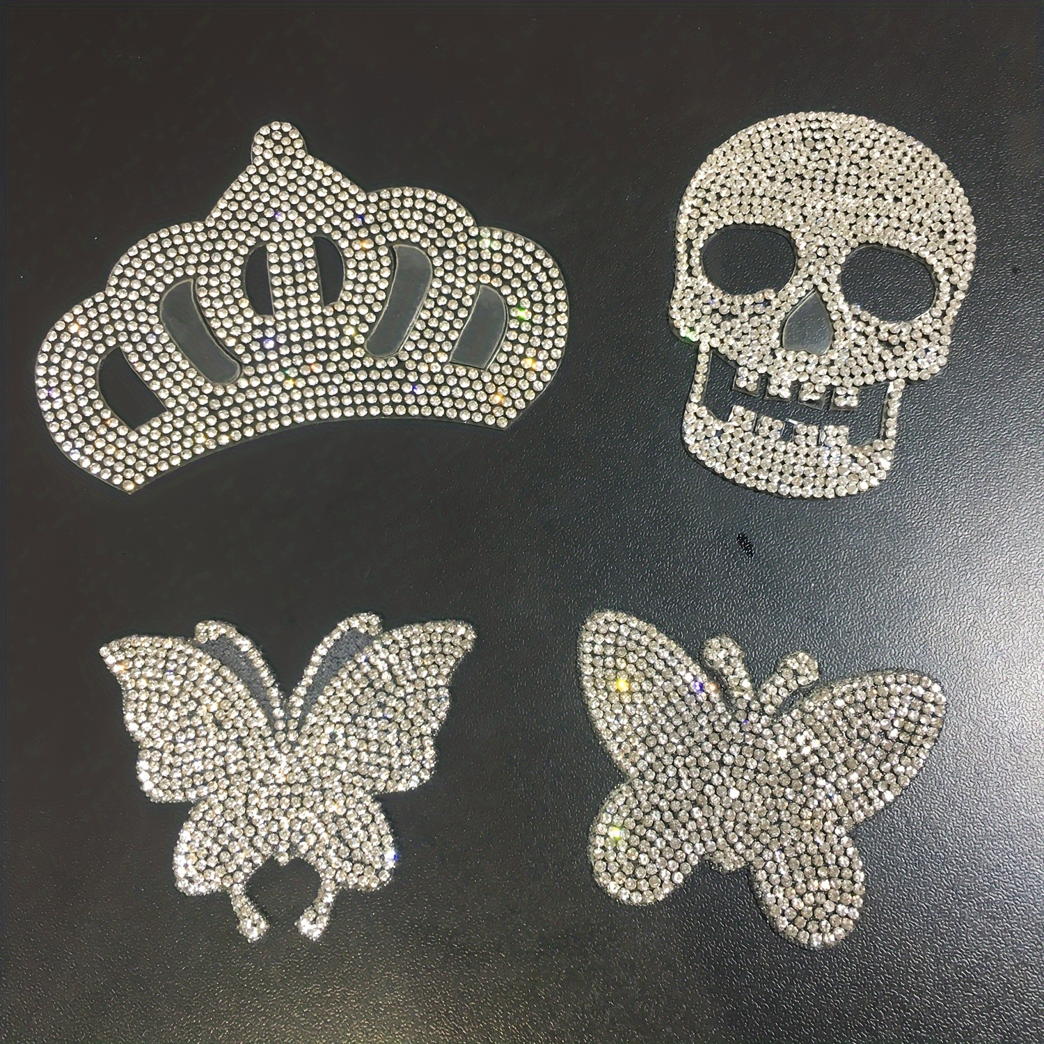 

1pc - Rhinestone Decal For Diy Car & Decor -