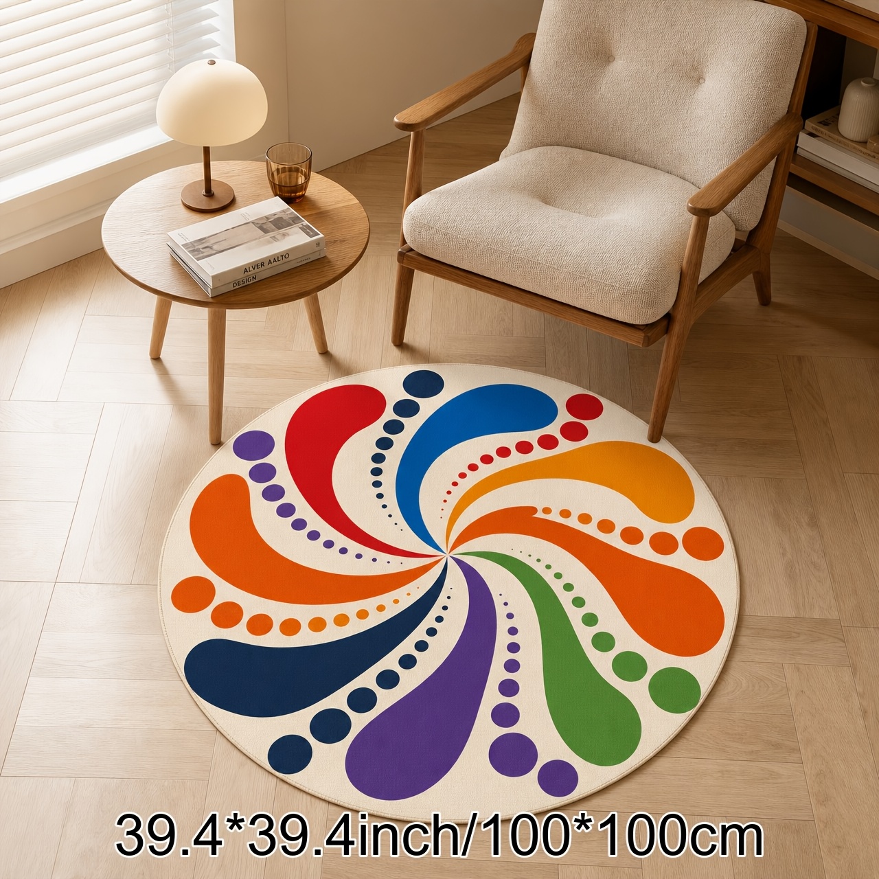 abstract rugs sold on Temu United States