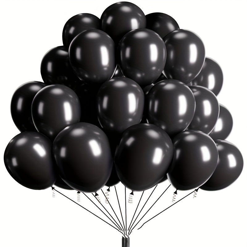 Décorations De Fête De Remise Des Diplômes Ballons Noir Mat - Temu