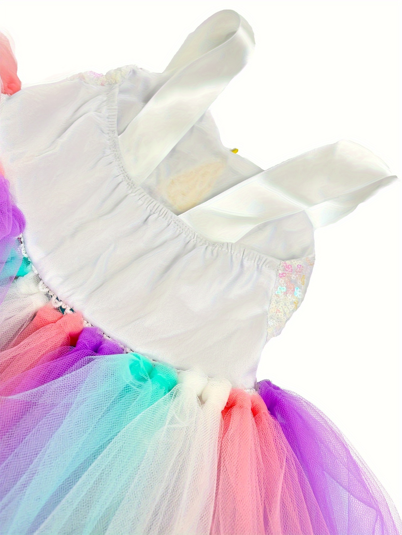girls sequin unicorn tutu dress adjustable straps perfect - Temu United  Arab Emirates