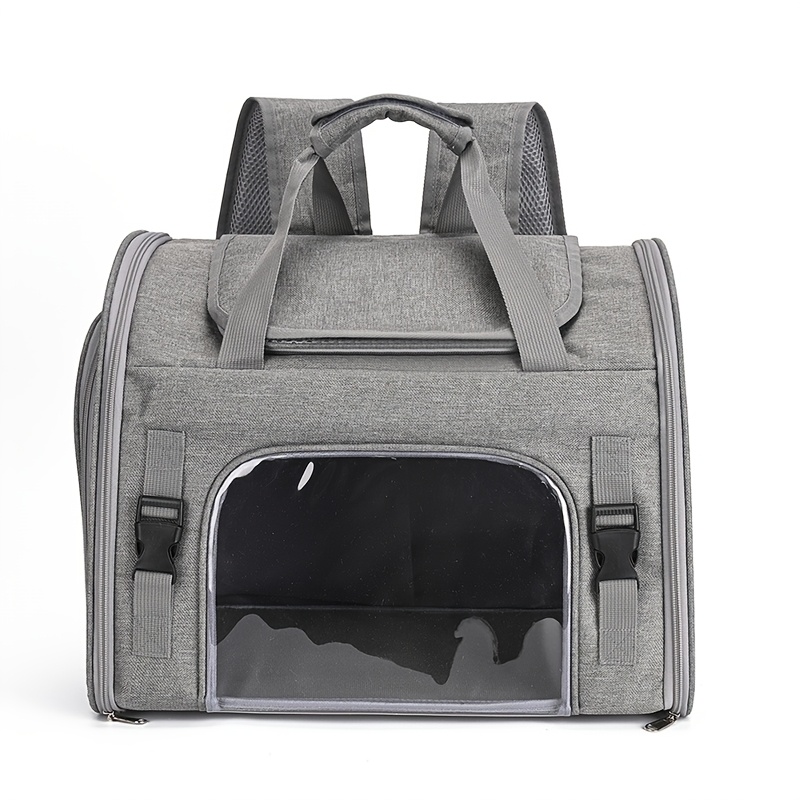 Image of Soft-sided Cat/dog/, Collapsible Pets Travel Carriers, For /small Dogs With Shoulder Strap, Mesh Puppy Carry Bag, Up To 16 Lbs