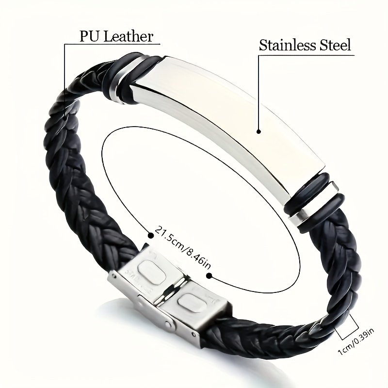 Personalized Zodiac Stainless Steel Braided Bracelet